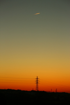 朝のロケット花火！