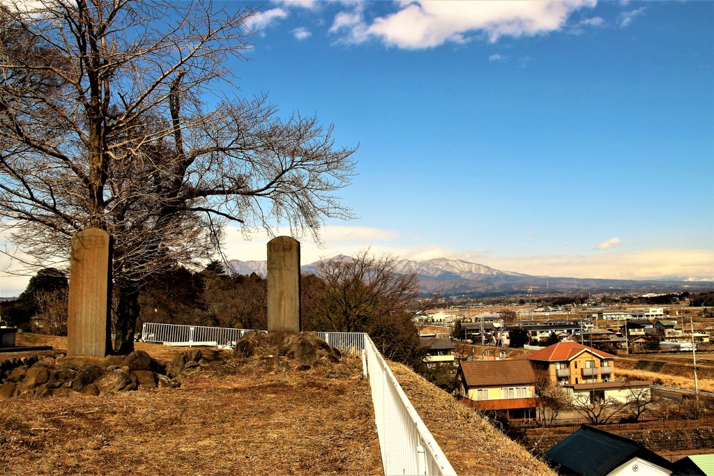 城跡から赤城山