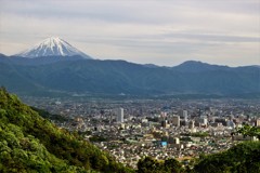 峠から！