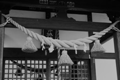 赤城神社の注連縄