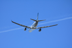 飛行機雲と