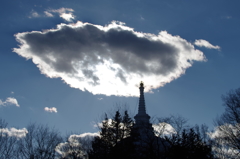 フグみたいな雲だ！