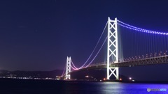 明石海峡大橋。