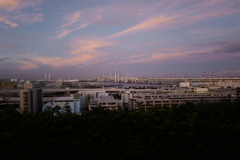 横浜の夕景