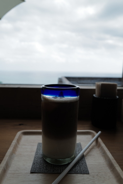 海の見えるカフェ