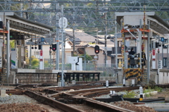空っぽになった駅