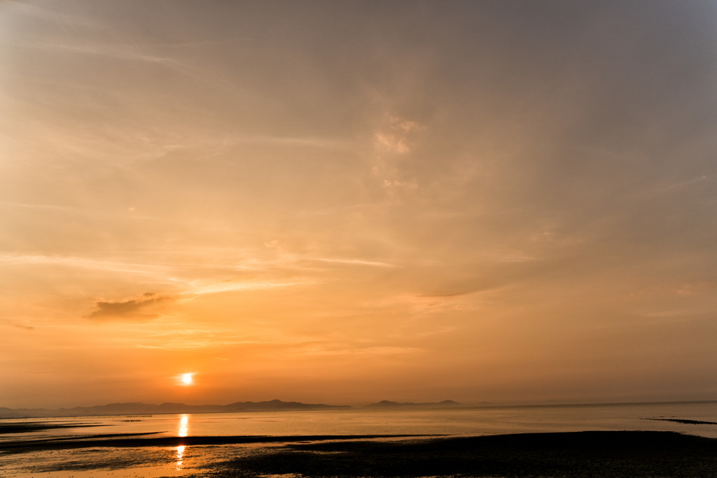 夕暮れ