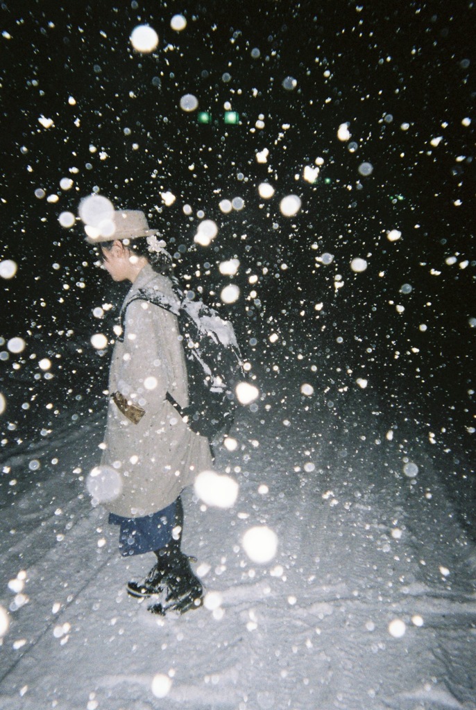 snow　walk　（写ルンです）