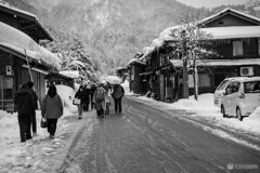 大雪の白川郷1