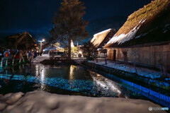 白川郷のライトアップ16