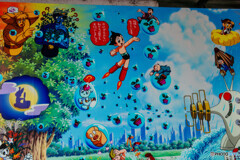 ウォールアート？（高田馬場駅前）2