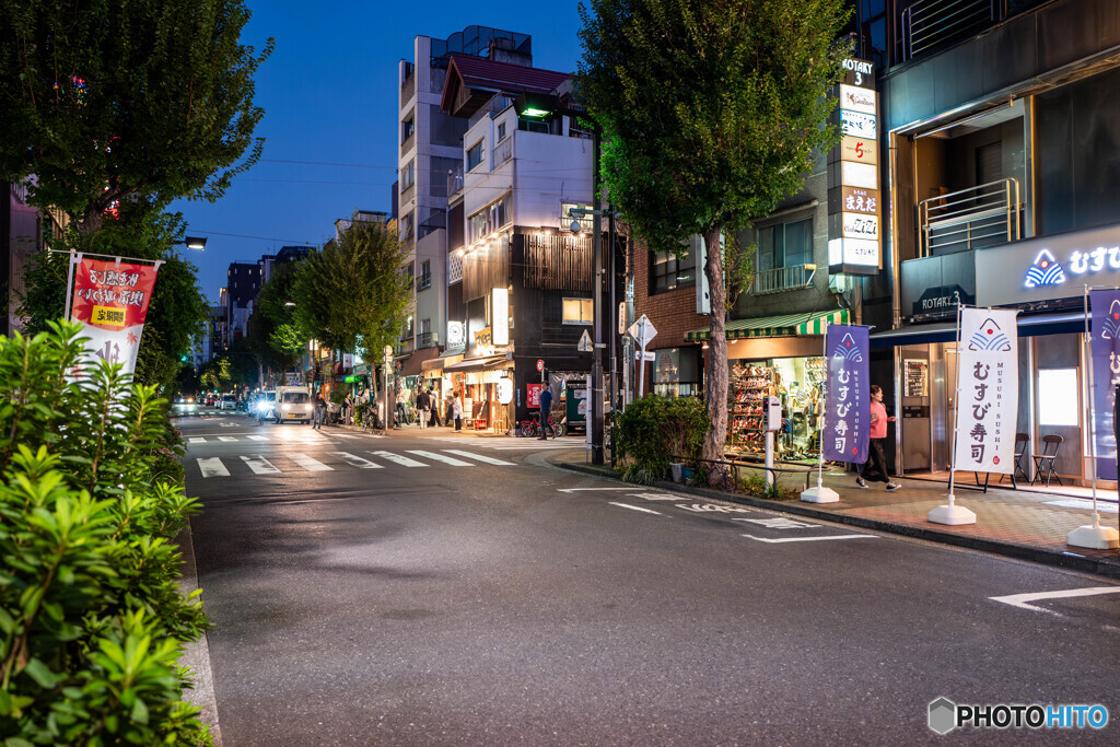 夜の人形町～日本橋6