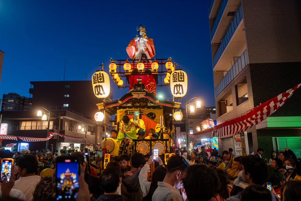 夜の川越祭り2