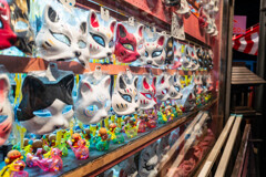 キツネの霊がこちらを見てる（怖）