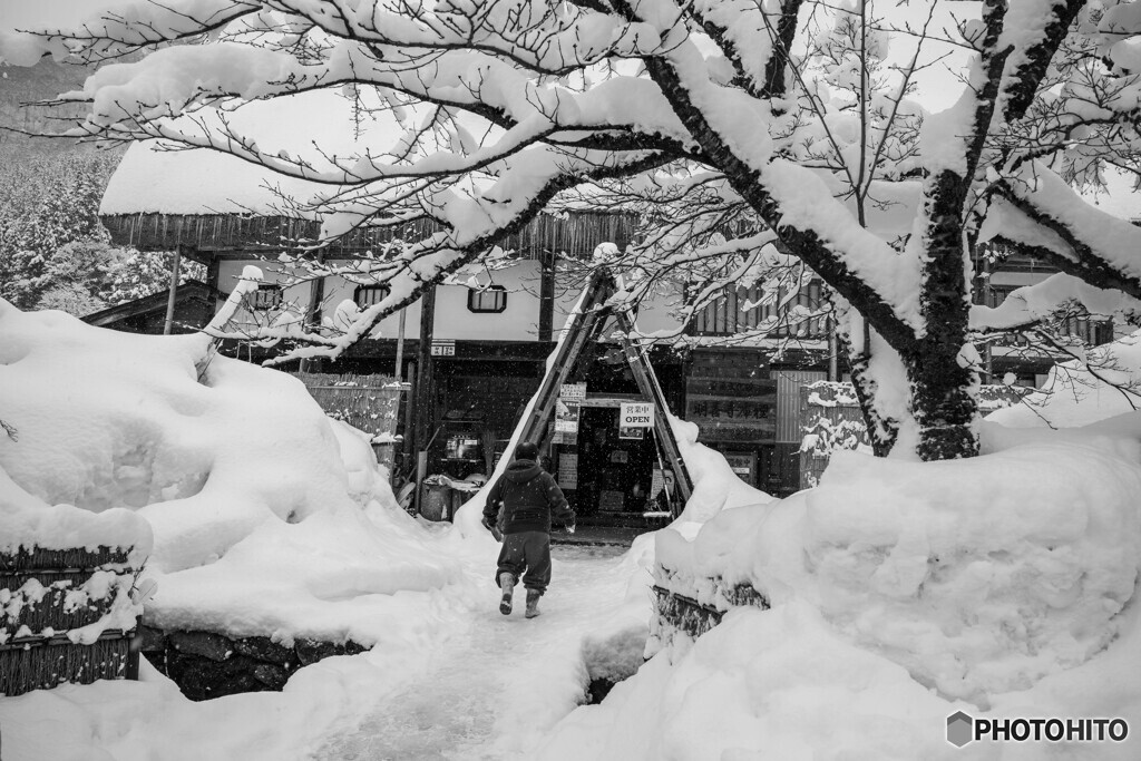 大雪の白川郷12