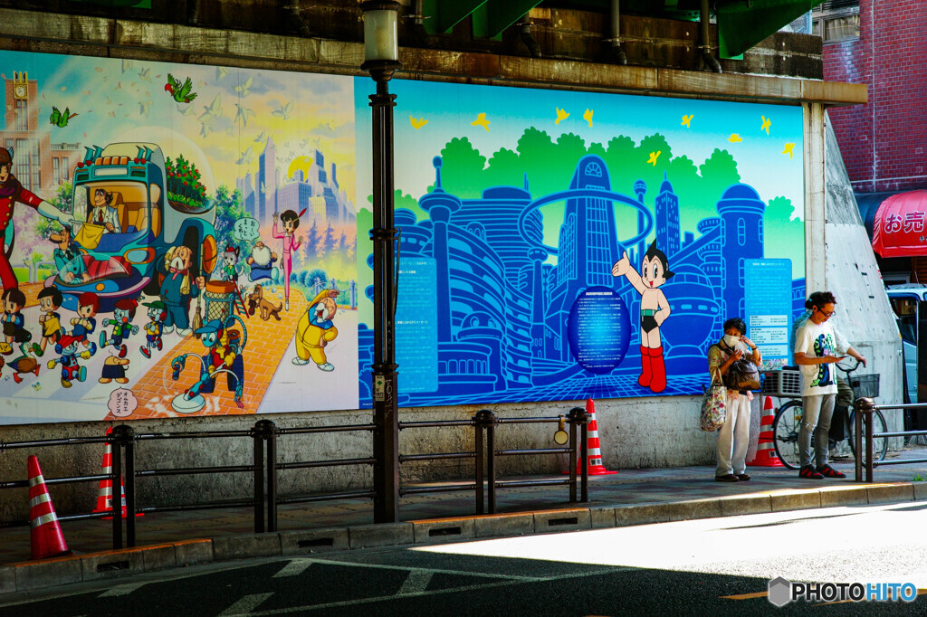 ウォールアート？（高田馬場駅前）1