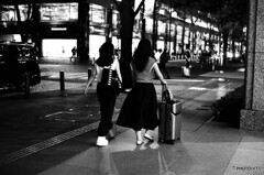 モノクロで撮る夜のスナップ40