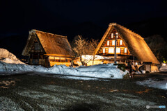 白川郷のライトアップ15