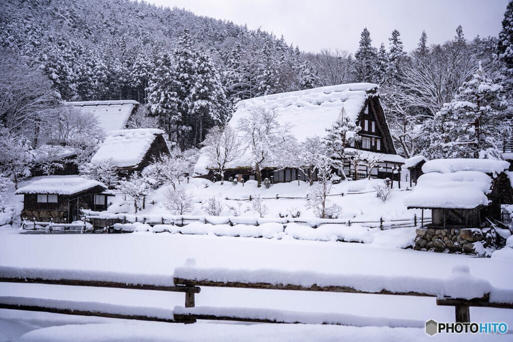 雪景色の飛騨高山17