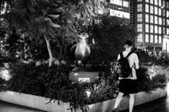 モノクロで撮る夜のスナップ17