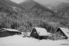 大雪の白川郷2