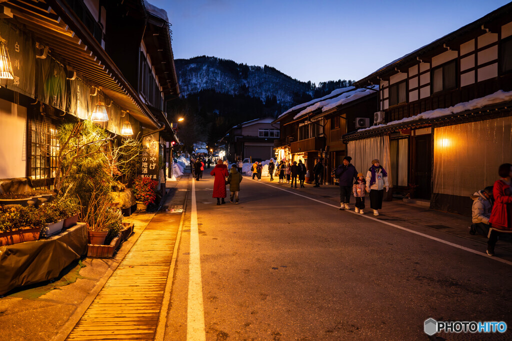 白川郷のライトアップ8