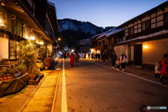 白川郷のライトアップ8