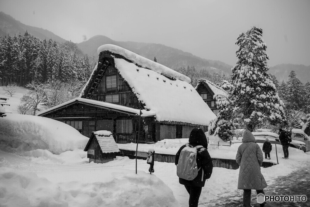 大雪の白川郷10