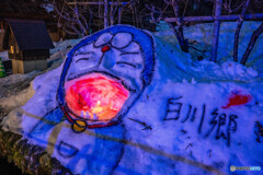 白川郷のライトアップ6