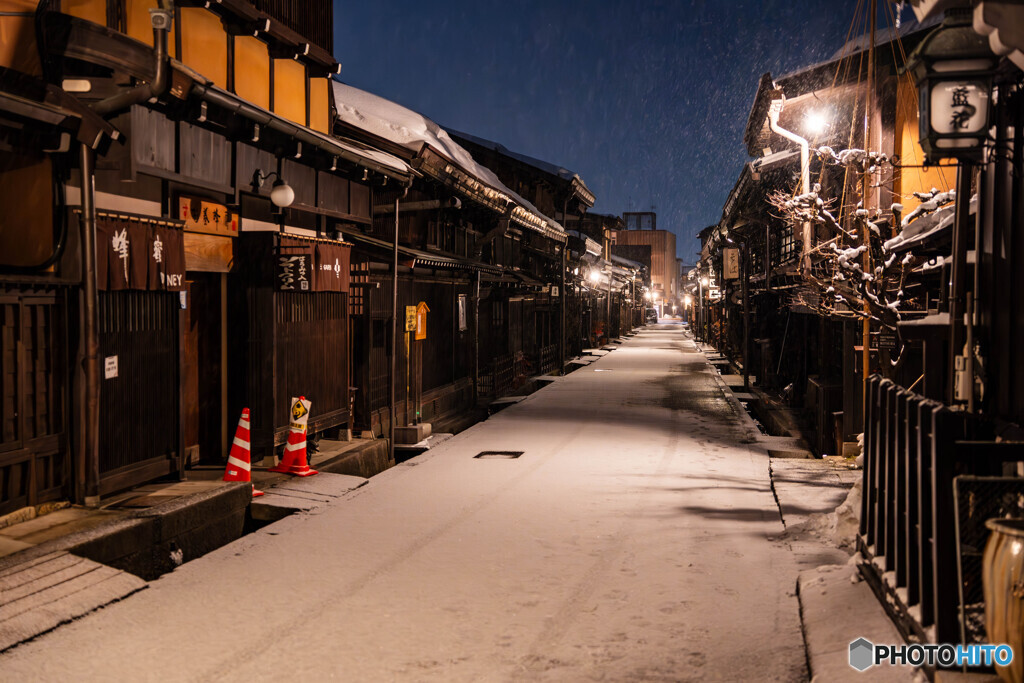 雪景色の飛騨高山2
