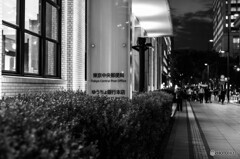 モノクロで撮る夜のスナップ36