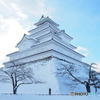 鶴ヶ城　雪景色１