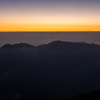 鳳凰三山の夜明け