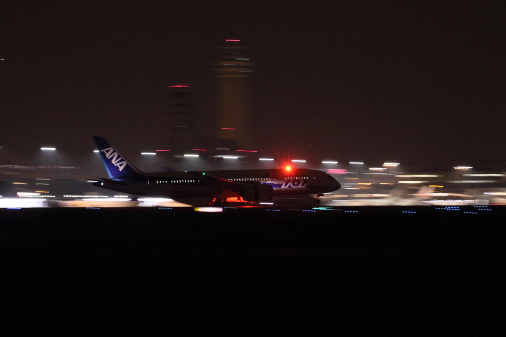 ANA 767 夜景