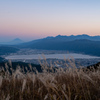 諏訪湖＿秋の夕景