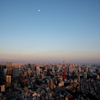 月下東京夕景