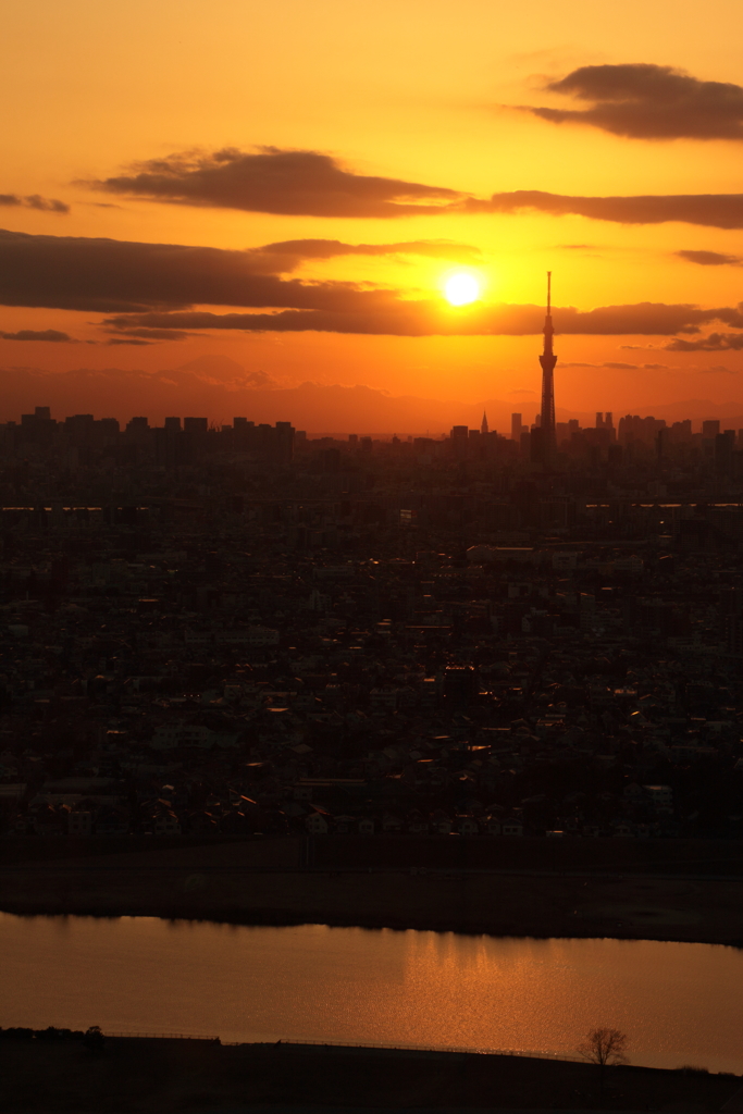 ある夕方の風景