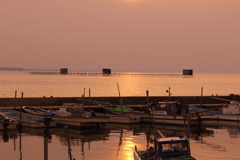 霞ヶ浦夕景