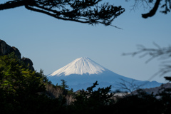 瑞牆山より
