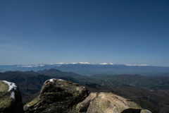 南アルプスの峰々