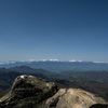 南アルプスの峰々