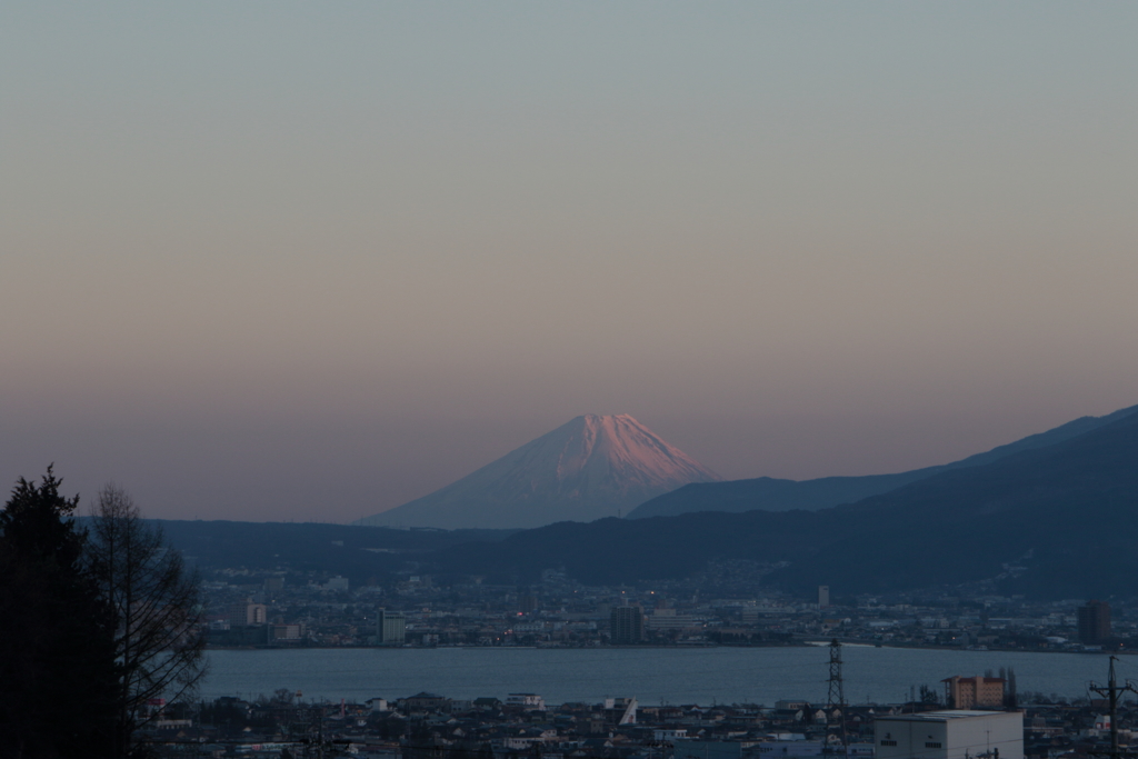 夕富士