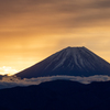暁の富士