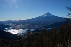 富士を望む