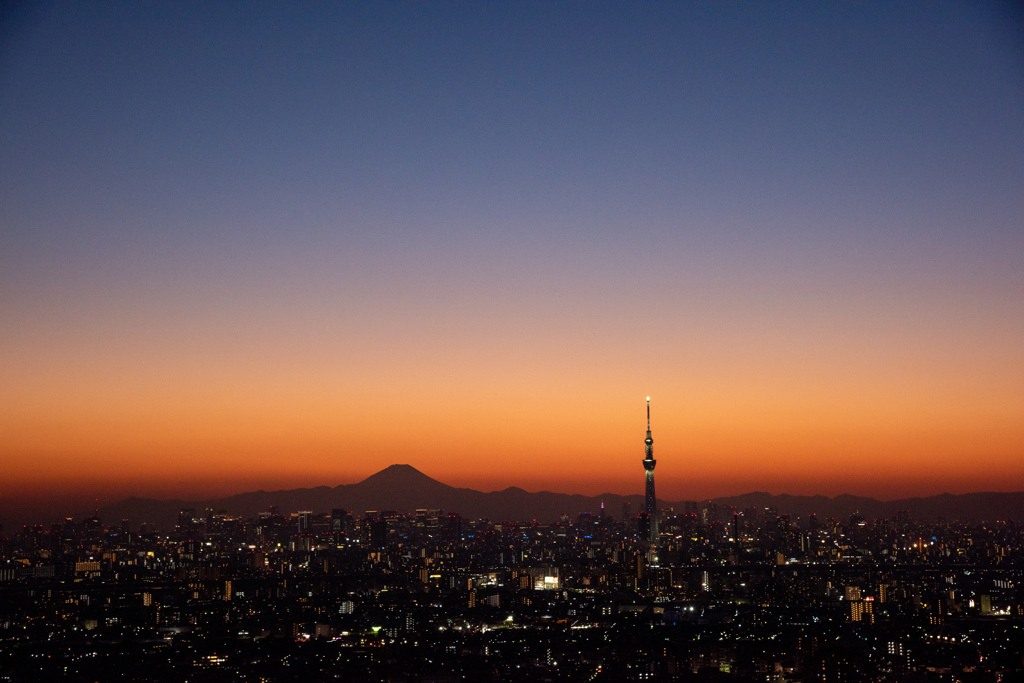東京夕景