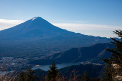 新道峠より