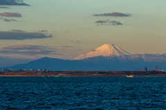 海から望む