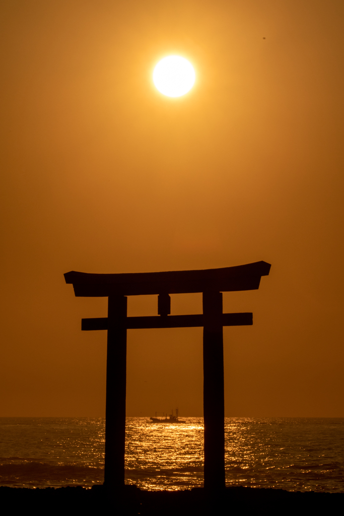 磯前の鳥居