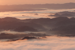 染まる雲海