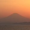 富士山夕景